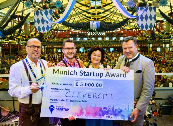 Cleverciti wins Munich Startup Award